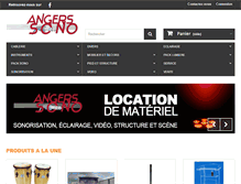Tablet Screenshot of angers-sono.fr